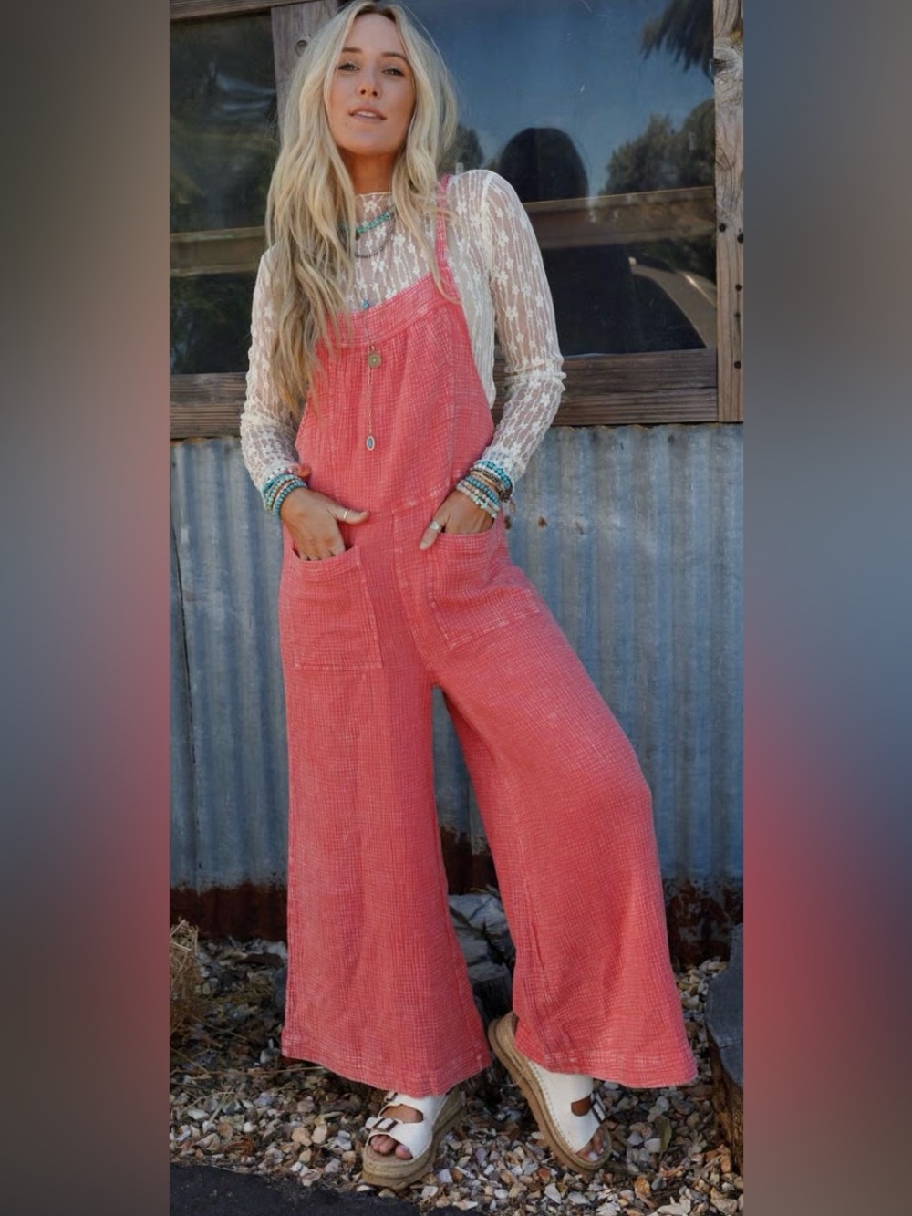 Three Bird Nest The Nest Coast To Coast Jumpsuit M NWT